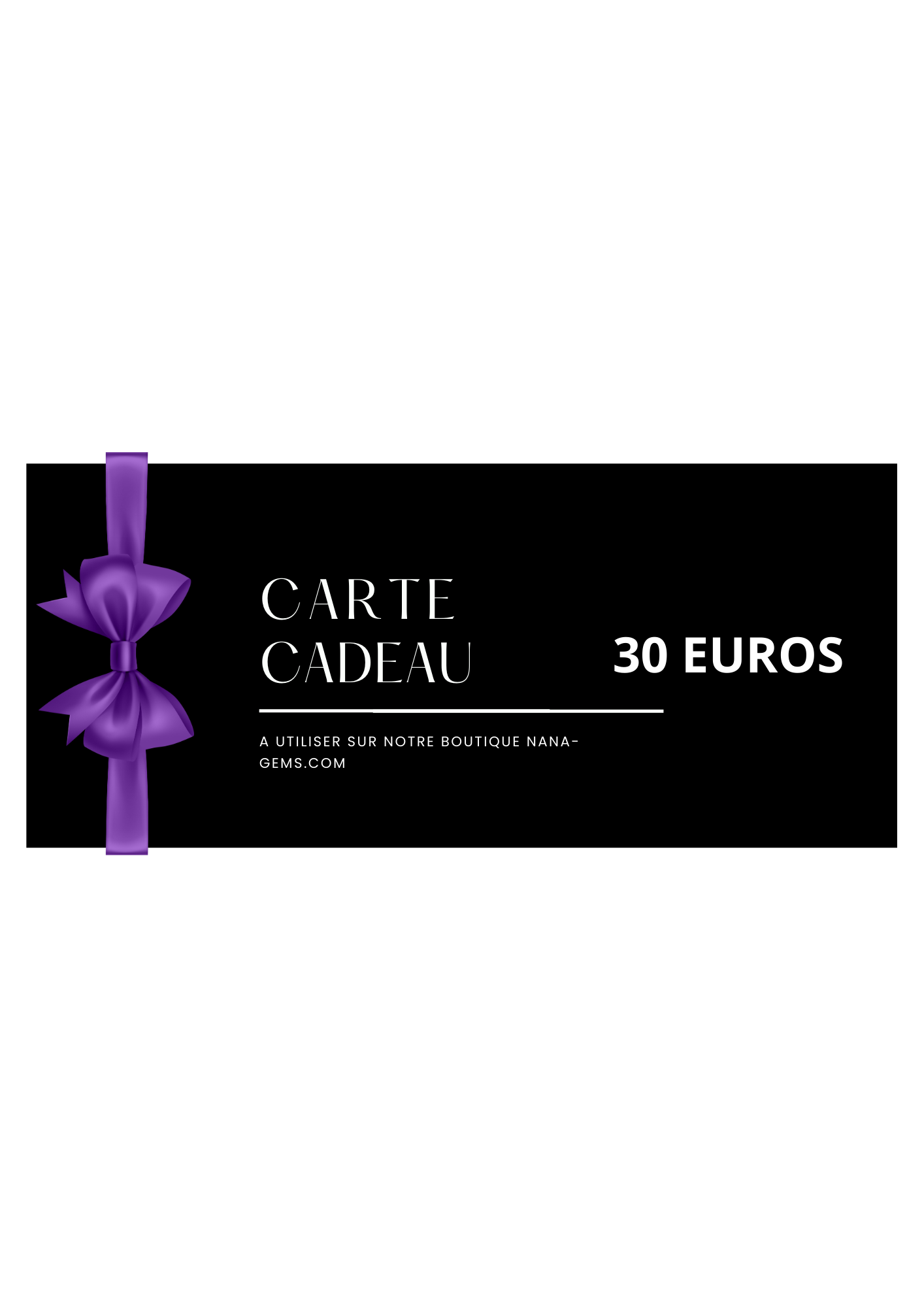 Carte-cadeau NANAGEMS