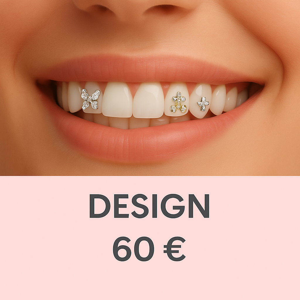 Prestation – Pose de strass dentaires